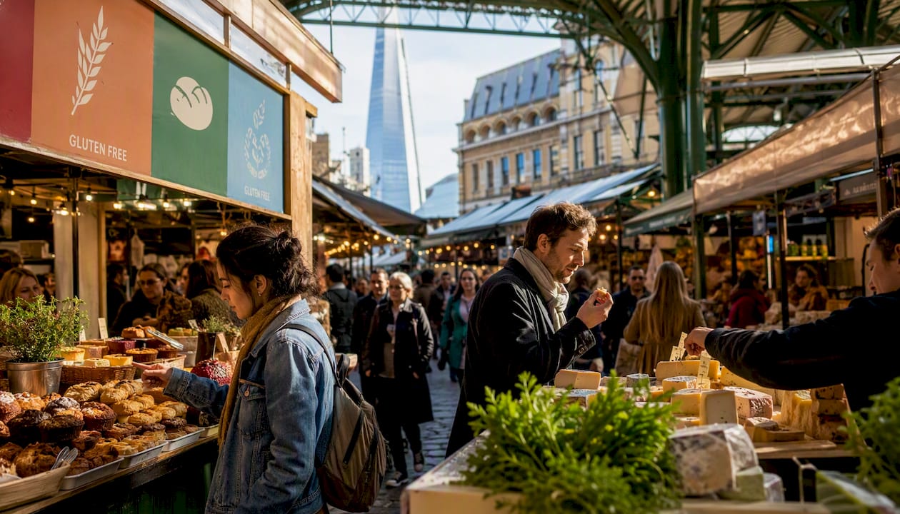 London gluten-free eating guide for tourists and locals