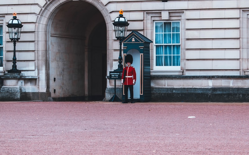 Buckingham Palace London royal guards